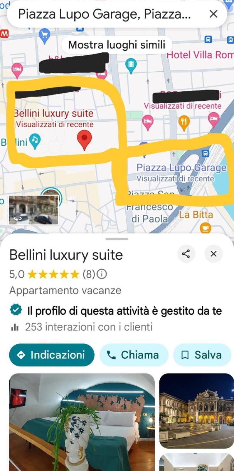 Bellini Luxury Suite Catania Bagian luar foto